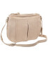 ფოტო #6 პროდუქტის Women's Pebbled Scarlet Crossbody Hobo Bag