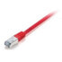 Фото #1 товара Equip Cat.6 S/FTP Patch Cable - 0.25m - Red - 0.25 m - Cat6 - S/FTP (S-STP) - RJ-45 - RJ-45