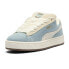 Фото #2 товара Puma Suede Xl Denim Lace Up Womens Blue Sneakers Casual Shoes 39927101