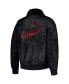 ფოტო #3 პროდუქტის Men's x Ty Mopkins Black Los Angeles Dodgers Black History Month Satin Full-Zip Jacket