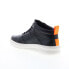 Фото #11 товара French Connection Chrisley FC7221H Mens Black Leather Lifestyle Sneakers Shoes