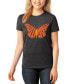 Фото #1 товара Women's Premium Blend Word Art Butterfly T-Shirt