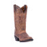 Фото #2 товара Сапоги женские Laredo Maddie с вышивкой и ковбойским носком коричневые 51112