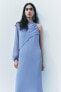 Фото #11 товара Платье асимметричного кроя с накидкой ZARA