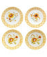 Фото #1 товара Sunflowers Forever Dinner Plate, Set of 4