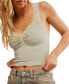 Women's Love Letter Textured Sweetheart Cami