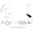 MAVIC Comete Pro Carbon SL UST Rear Left Spokes 12 units Черный, 261 mm - фото #1