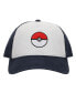 Фото #2 товара Men's Pokeball Embroidery Baseball Navy Baseball Cap