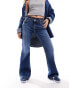 Tommy Jeans Sophie low waisted straight leg jeans in dark wash Dunkles Denim, W29 L30 - фото #5