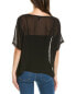 Фото #2 товара Eileen Fisher Dolman Sleeve Silk Top Women's