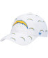 Фото #5 товара Women's White Los Angeles Chargers Team Confetti Clean Up Adjustable Hat