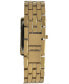 Women's Gold Bracelet Watch with Crystal Bezel and Gold-Tone Bracelet Strap