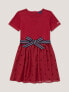 Фото #1 товара Kids' TH Monogram Grosgrain Bow Dress