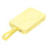 Фото #3 товара Mini Powerbank MagSafe 10000mAh 20W z kablem Lightning do iPhone 0.3m żółty