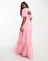 Фото #8 товара Anaya Bridesmaid tie back maxi dress in candy pink