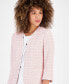 ფოტო #4 პროდუქტის Women's Collarless Open-Front 3/4-Sleeve Jacket