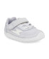 Little Boys Soft Motion Zips Runner Leather Sneakers