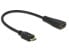 Фото #2 товара Delock 0.23m mini-HDMI/HDMI - 0.23 m - HDMI Type C (Mini) - HDMI Type A (Standard) - 1920 x 1200 pixels - Black