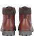 Фото #2 товара Men's Storr Waterproof Lace-Up Leather Derby Boots