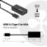 Фото #3 товара Club 3D USB 3.1 Type C to VGA Active Adapter - USB C - VGA - 0.15 m - Black
