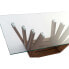 Фото #2 товара Кофейный столик DKD Home Decor Стеклянный Oрех Алюминий 130 x 70 x 42 cm