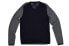 Фото #2 товара Zachary Prell 276810 edgware Royal/ charcoal Wool/ cashmere Sweater size Small