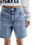 Фото #4 товара Cotton On longline baggy denim shorts in vintage blue