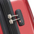 Фото #5 товара Мужской чемодан пластиковый красный DELSEY Paris Titanium Hardside Expandable Luggage with Spinner Wheels, Graphite, Checked-Medium 25 Inch