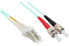 Фото #1 товара InLine Fiber Optical Duplex Cable LC/ST 50/125µm OM3 3m