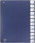 Donau Teczka korespondencyjna DONAU, karton, A4, A-Z, granatowa () - 9003106063055