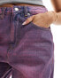 DTT baggy fit boyfriend jeans in purple wash