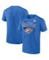 Фото #1 товара Men's Blue Oklahoma City Thunder 2024 Northwest Division Champions Locker Room T-Shirt