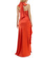 Фото #6 товара Women's Ruffled Halter Gown