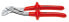 KNIPEX 88 07 250 - Tongue-and-groove pliers - Chromium-vanadium steel - Plastic - Red - 25 cm - 420 g