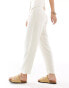 Фото #4 товара Stradivarius linen look chino in natural