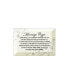 Marriage Prayer Beveled Glass Plaque with Easel, 4" x 6"