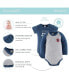 Фото #3 товара Костюм для малышей The Peanutshell Набор одежды для младенцев синего и красного цвета, 30 предметов,