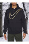 Фото #4 товара Толстовка Nike Sportswear Men's Fleece Pullover Hoodie Erkek Sweatshirt - DR9273-010