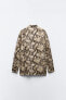 Zw collection animal print shirt