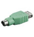 Wentronic USB Type-A - PS/2 - Green - USB Type-A - PS/2 - Green