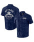 ფოტო #1 პროდუქტის Men's Darius Rucker Collection by Navy Distressed Houston Astros Denim Team Color Button-Up Shirt