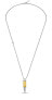 Ocelový bicolor náhrdelník pro muže Bullet PEAGN0034103