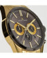 Men's Liverpool Watch with Solid Stainless Steel Strap, IP-Grey/IP-Gold Bicolor, Chronograph, 1-2119
