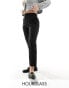 ASOS DESIGN Hourglass slim ankle length tailored trousers in black