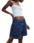 Фото #1 товара ASOS DESIGN denim notch side shorts in indigo