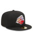 Фото #4 товара Men's Black Winston-Salem Dash Marvel x Minor League 59FIFTY Fitted Hat
