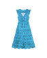 Фото #1 товара Women's Giselle Maxi Dress Turquoise Ikat