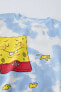 Фото #3 товара Футболка с принтом spongebob squarepants © nickelodeon tie-dye ZARA