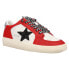 Фото #2 товара Vintage Havana Reflex Lace Up Platform Womens Red, White Sneakers Casual Shoes
