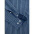 HACKETT Indigo Pinstripe long sleeve shirt